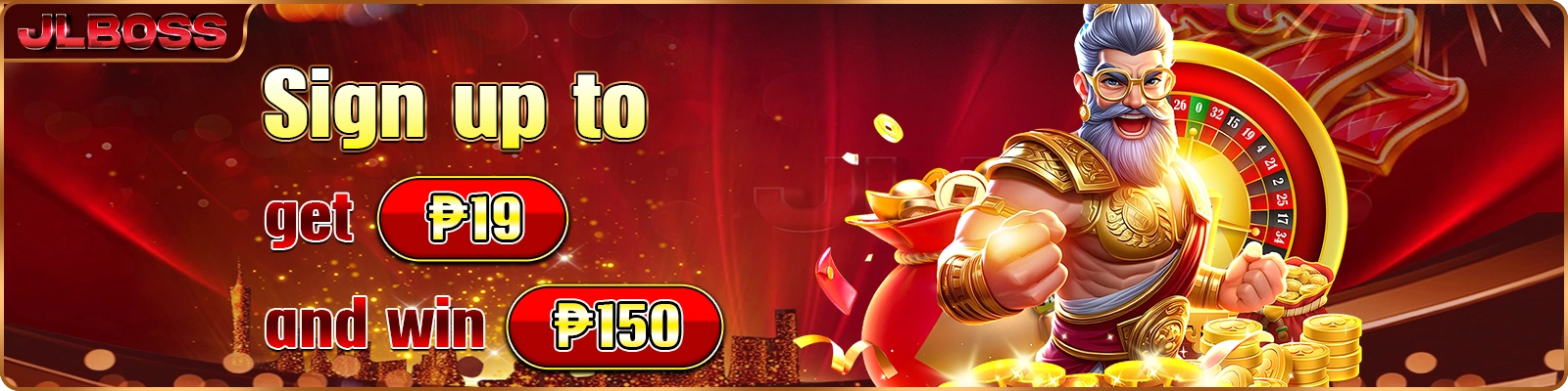 JLBOSS sign up form on the official online casino website